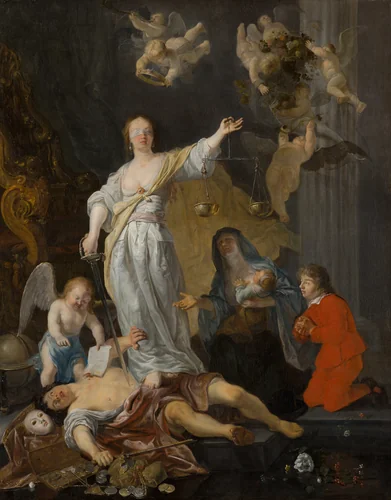 The Triumph of Justice by Gabriel Metsu, painting, 1651