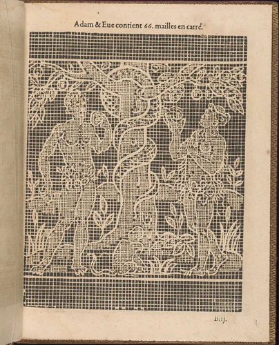 La Pratique de l'Aiguille, page 7 (recto) by Matthias Mignerak, book, 1605