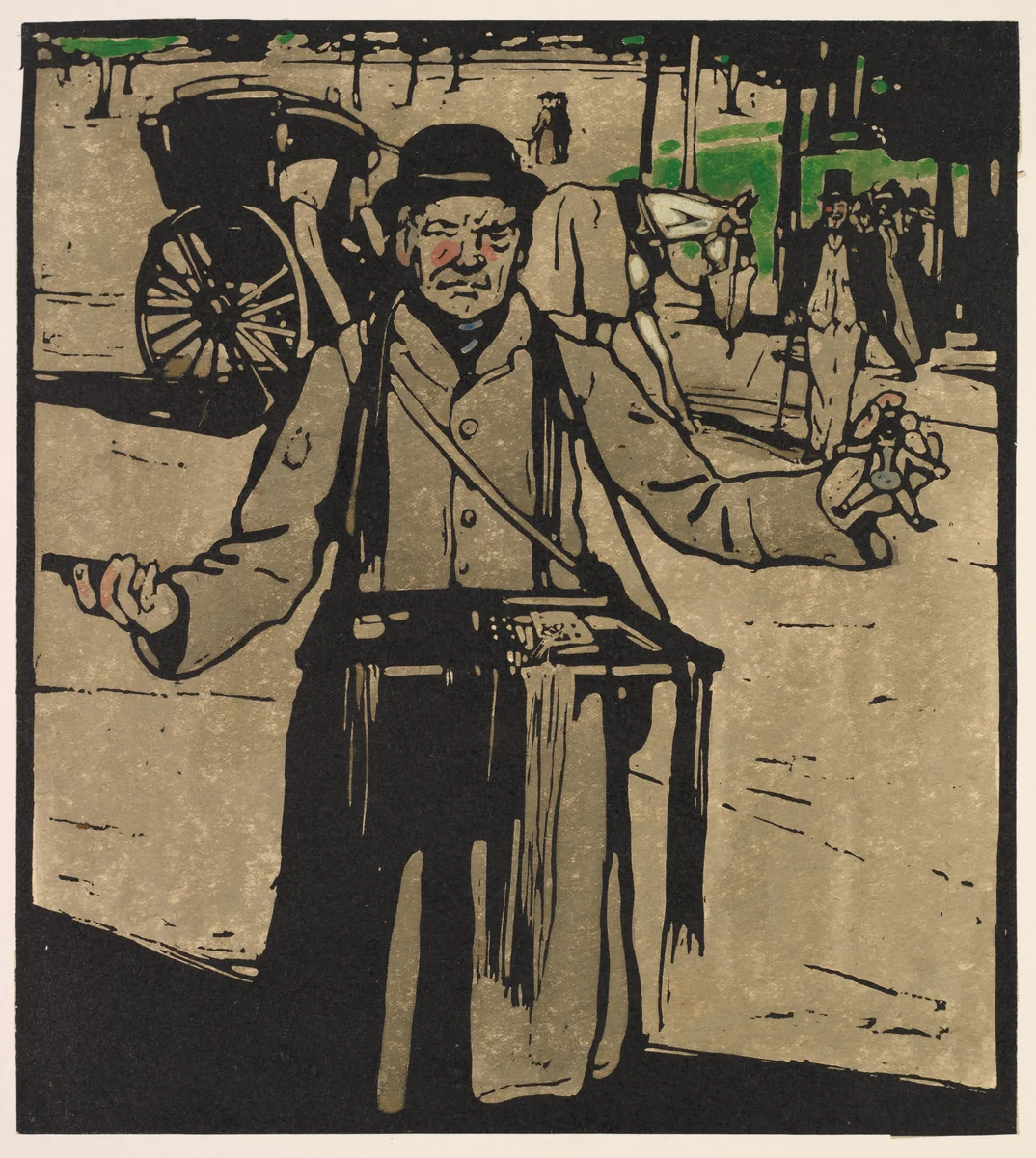 London Types: Hawker by William Nicholson, print, 1898