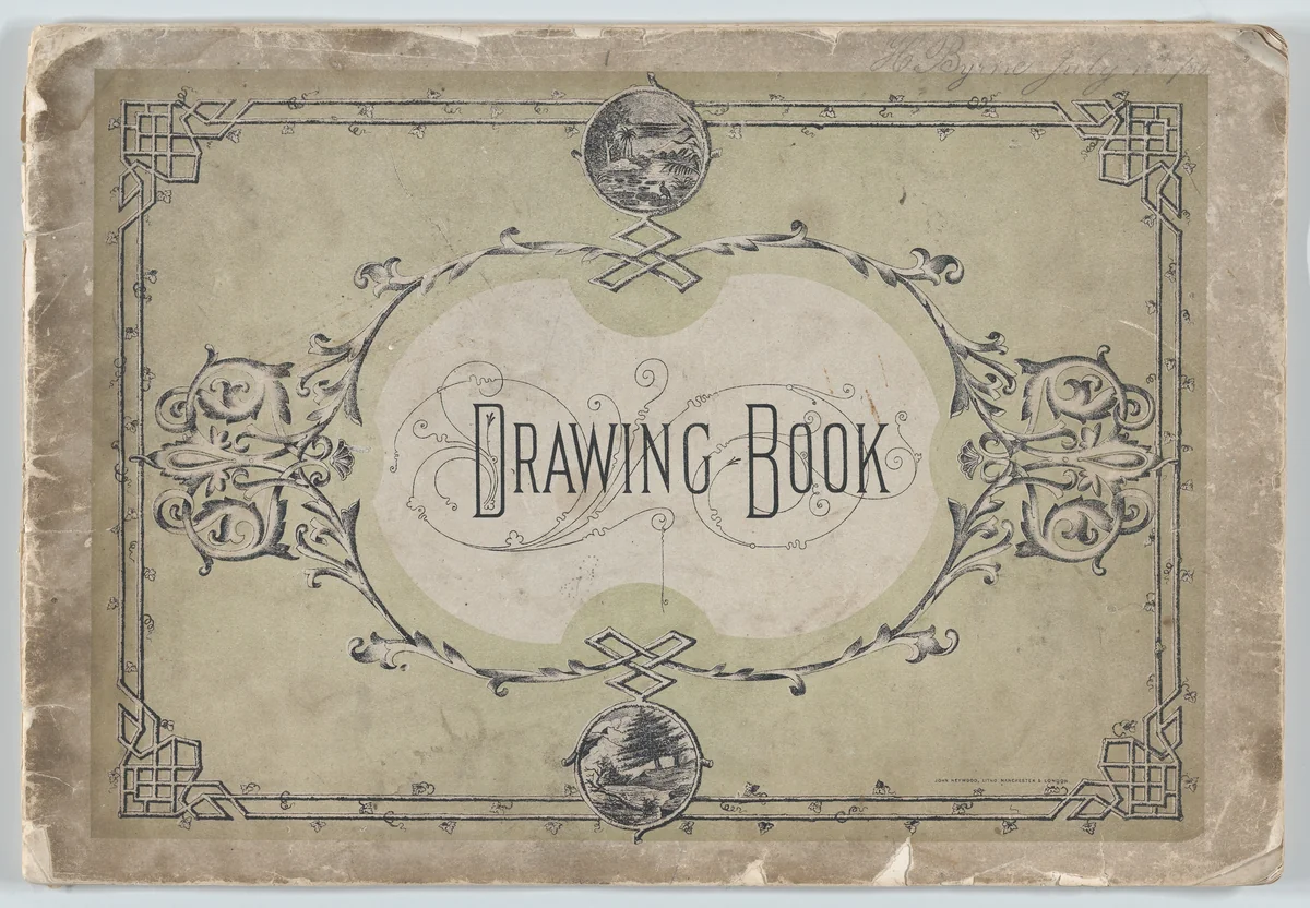 Drawing Book by H. Byrne, drawing, 1880-1881