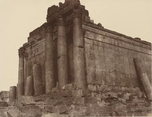 Baalbeck by Louis de Clercq, photograph, 1859
