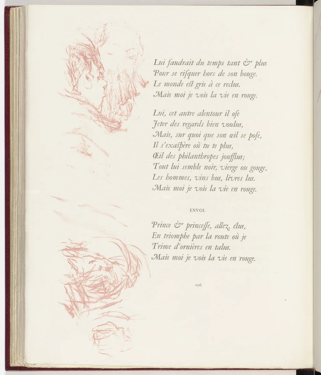 In-text plate (page 106) from Parallèlement (In Parallel) by Pierre Bonnard, illustrated book, 1900