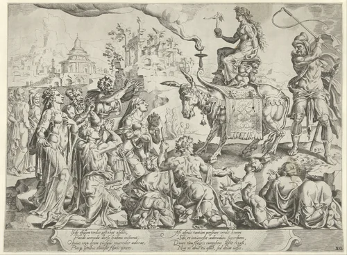 Admonition against Arrogance and Undeserved Honour by Dirck Volckertsz. Coornhert, print, 1549