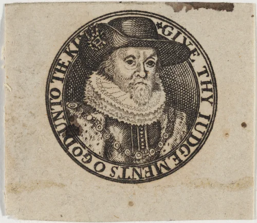 James I, King of England by Simon van de Passe, print, 1600-1699