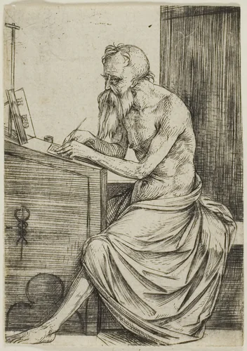 St. Jerome by Jacopo de' Barbari, print, 1501-1504