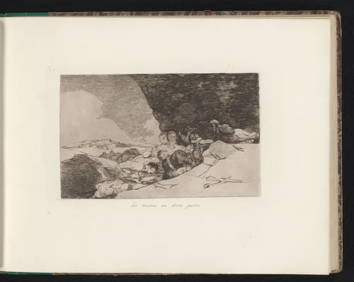 Gevallenen op een slagveld by Francisco de Goya, book, 1810-1820