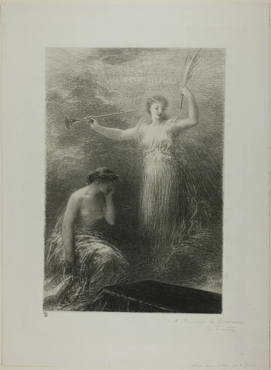 To Victor Hugo by Henri Fantin-Latour, print, 1889