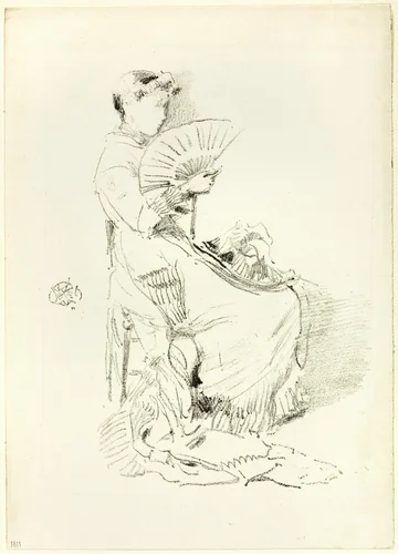 The Fan by James McNeill Whistler, print, 1879