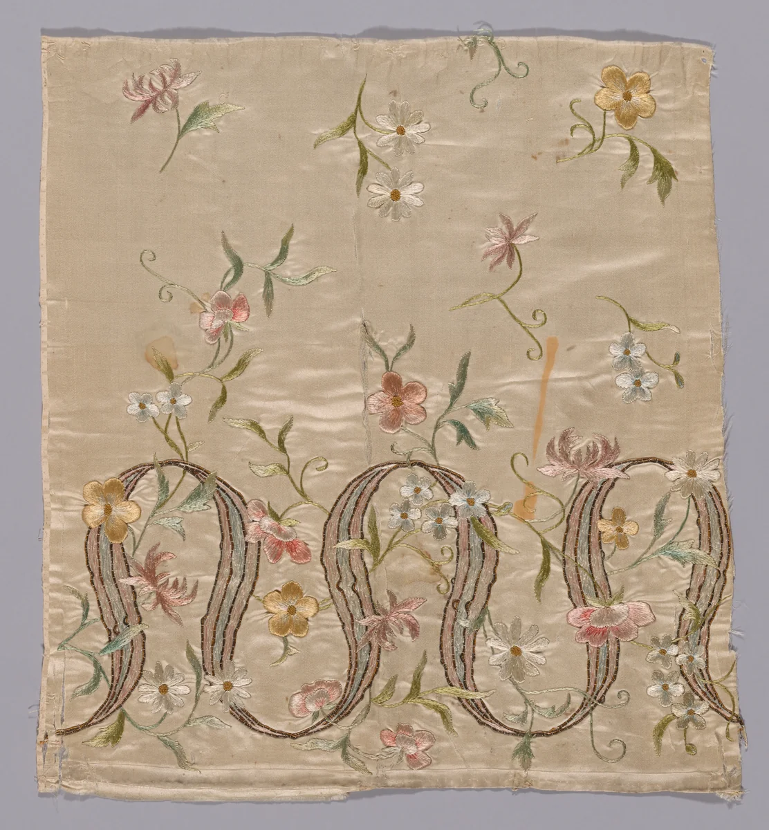 Fragment by United States, textile, 1801-1900