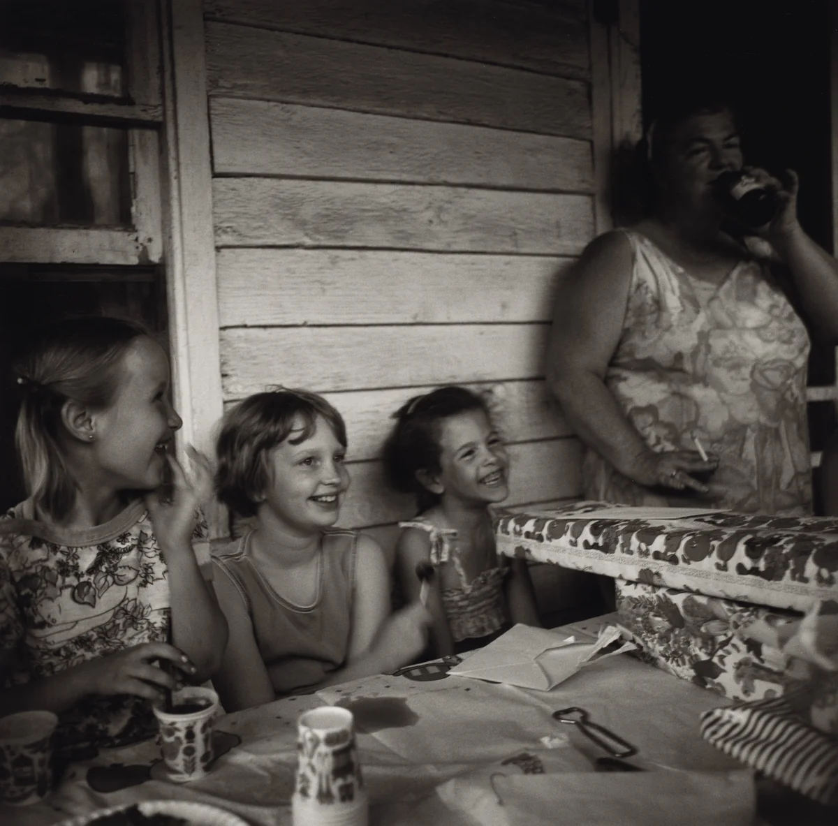 Pat Sabatine's Eighth Birthday Party, Martins Creek, Pennsylvania by Larry Fink, photograph, 1977