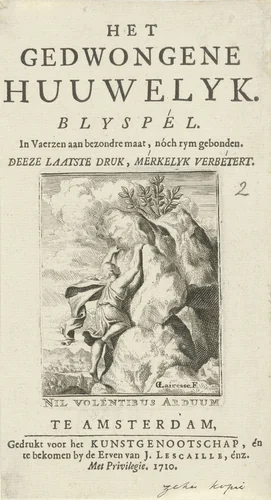 Jongeman beklimt een rots by anonymous, print, 1675