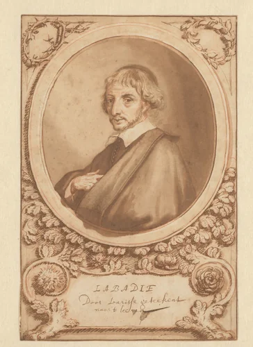 Portret van Jean de Labadie by Gerard de Lairesse, drawing, 1665-1668