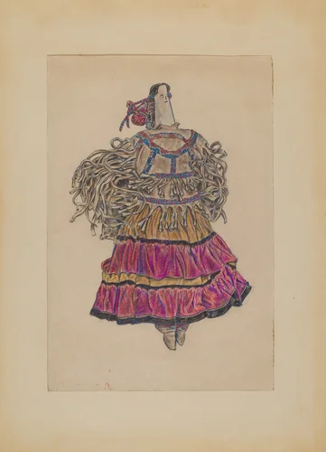 Doll by Melita Hofmann, index of american design, 1935-1942