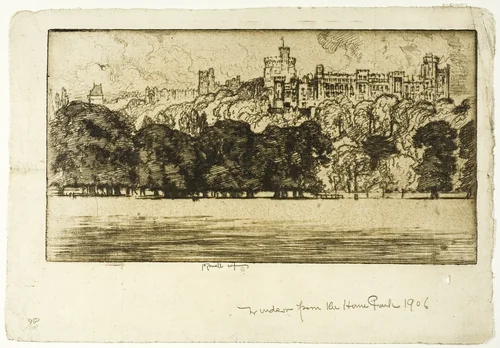 Royal Windsor by Joseph Pennell, print, 1903