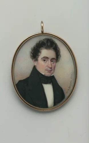 Portrait of a Gentleman by Moses B. Russell, artwork, 1831-1834