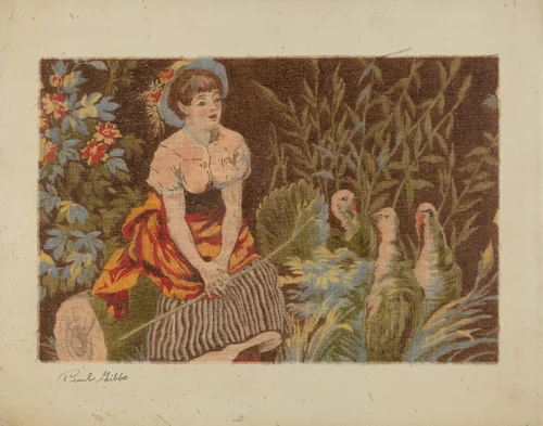 Tapestry by Pearl Gibbo, index of american design, 1939