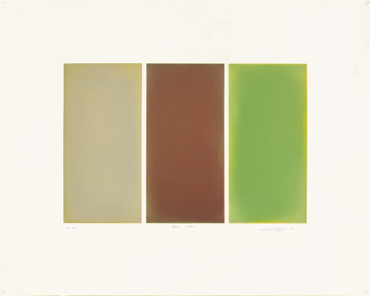 Spring Aspen by Anne Appleby, print, 2000