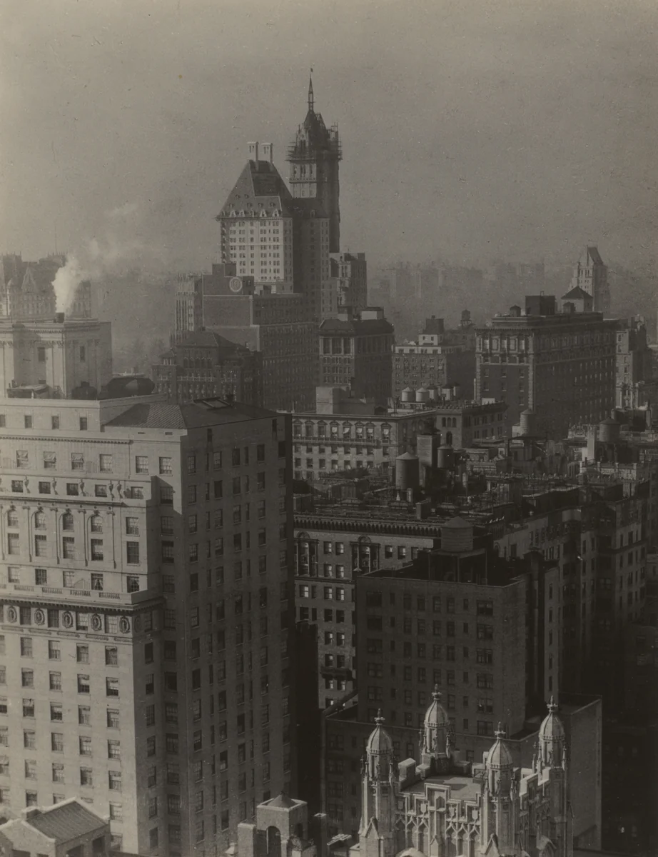 From Room 3003—(Looking Northwest)—Shelton Hotel, New York by Alfred Stieglitz, photograph, 1927