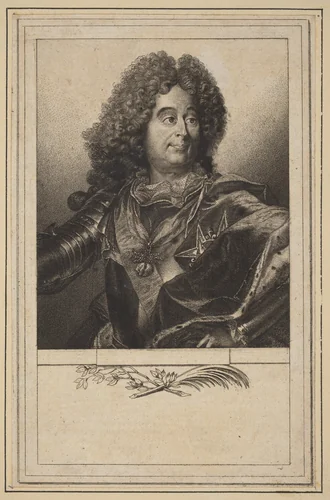 Louis Hector, duc de Villars by Antoine de Marcenay de Ghuy
Hyacinthe Rigaud, print, 1778