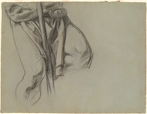 Study of Adam for the "Fifteen Mysteries of the Rosary" by John Singer Sargent, drawing, 1903-1916