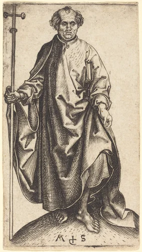 Saint Philip by Martin Schongauer, print, 1480