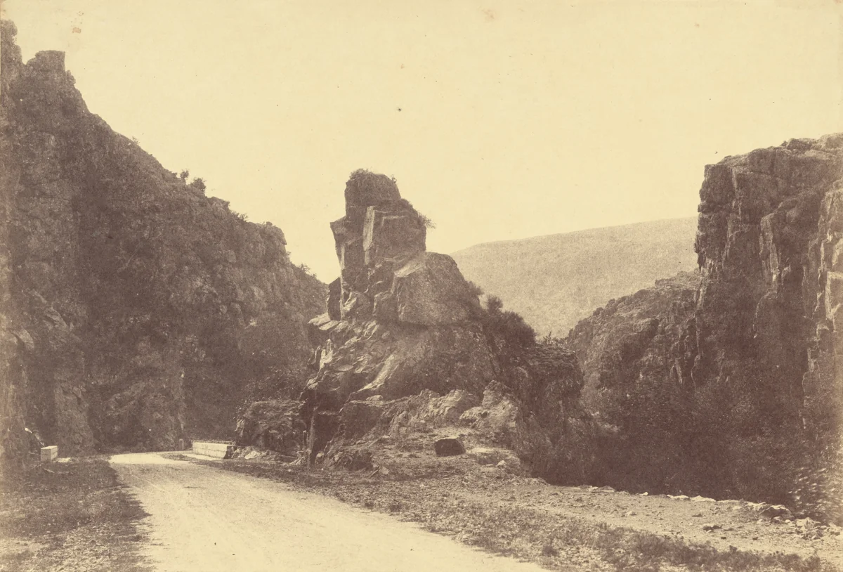 Landscape by Frank Chauvassaigne, photograph, 1858