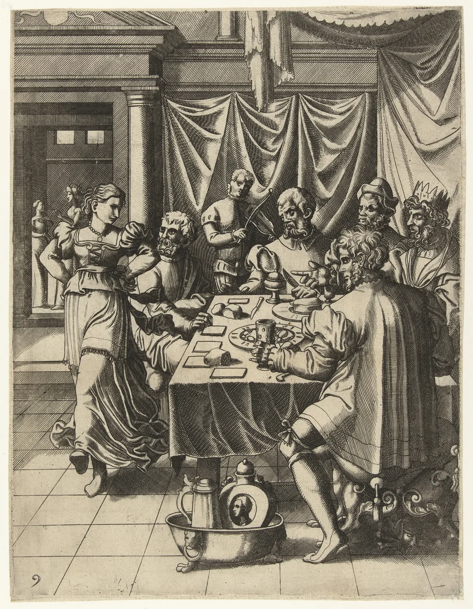 Dans van Salome by Unknown, print, 1553-1558