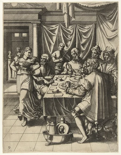 Dans van Salome by Unknown, print, 1553-1558