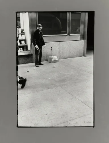 From the Bus, New York by Robert Frank, photograph, 1958