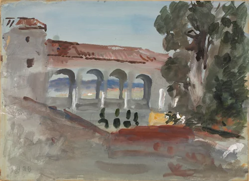 Generalife, Granada by Hercules Brabazon Brabazon, drawing, 1847-1906