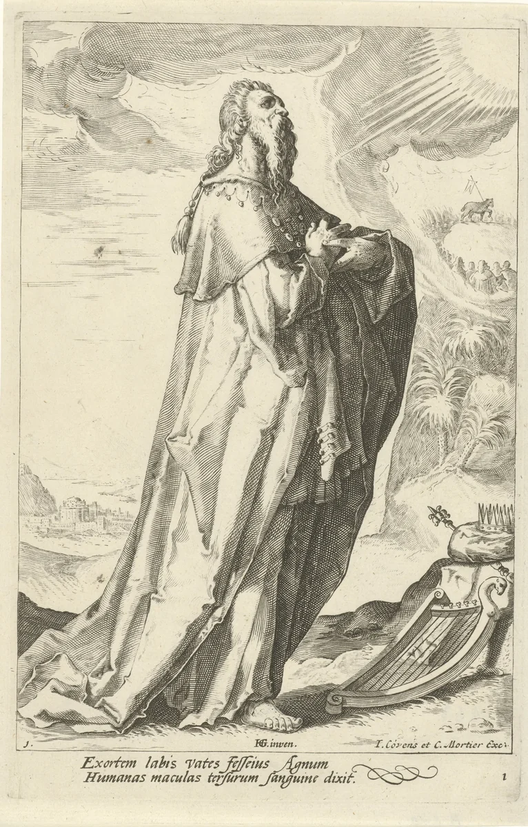 David by Unknown, print, 1589
