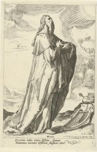 David by Unknown, print, 1589