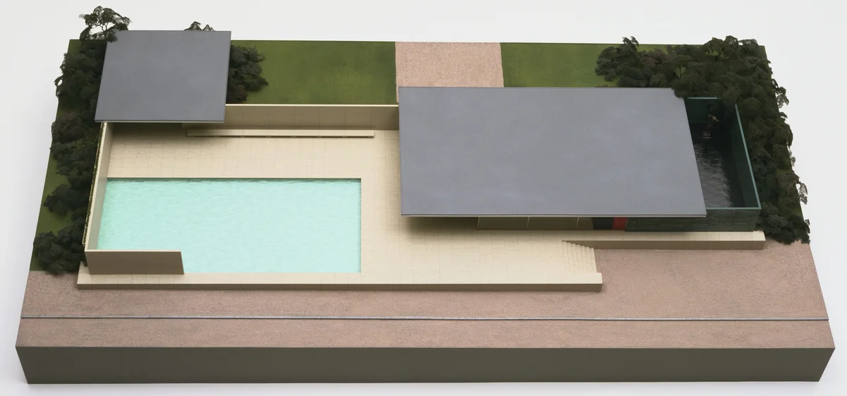 German Pavilion, International Exposition, Barcelona, Spain (Scale model, 1:33) by Ludwig Mies van der Rohe, architecture, 1928