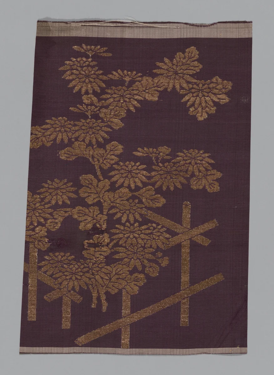 Fragment (From a Choken of Noh Costume) by Japan, textile, 1775-1825