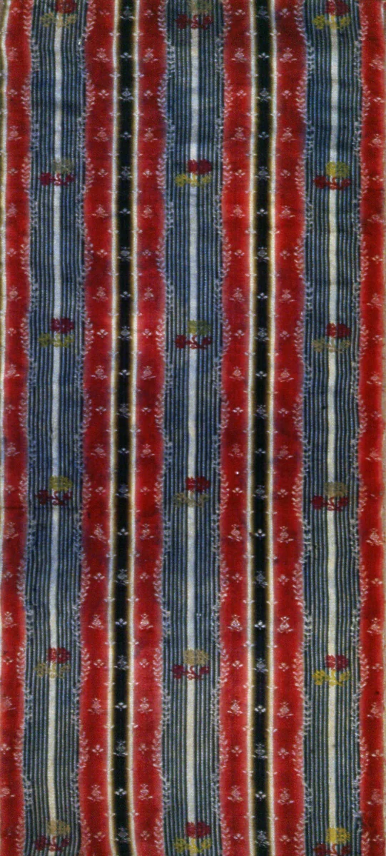 Panel (from a Fabric Type known as Calamanco) by England, textile, 1701-1800