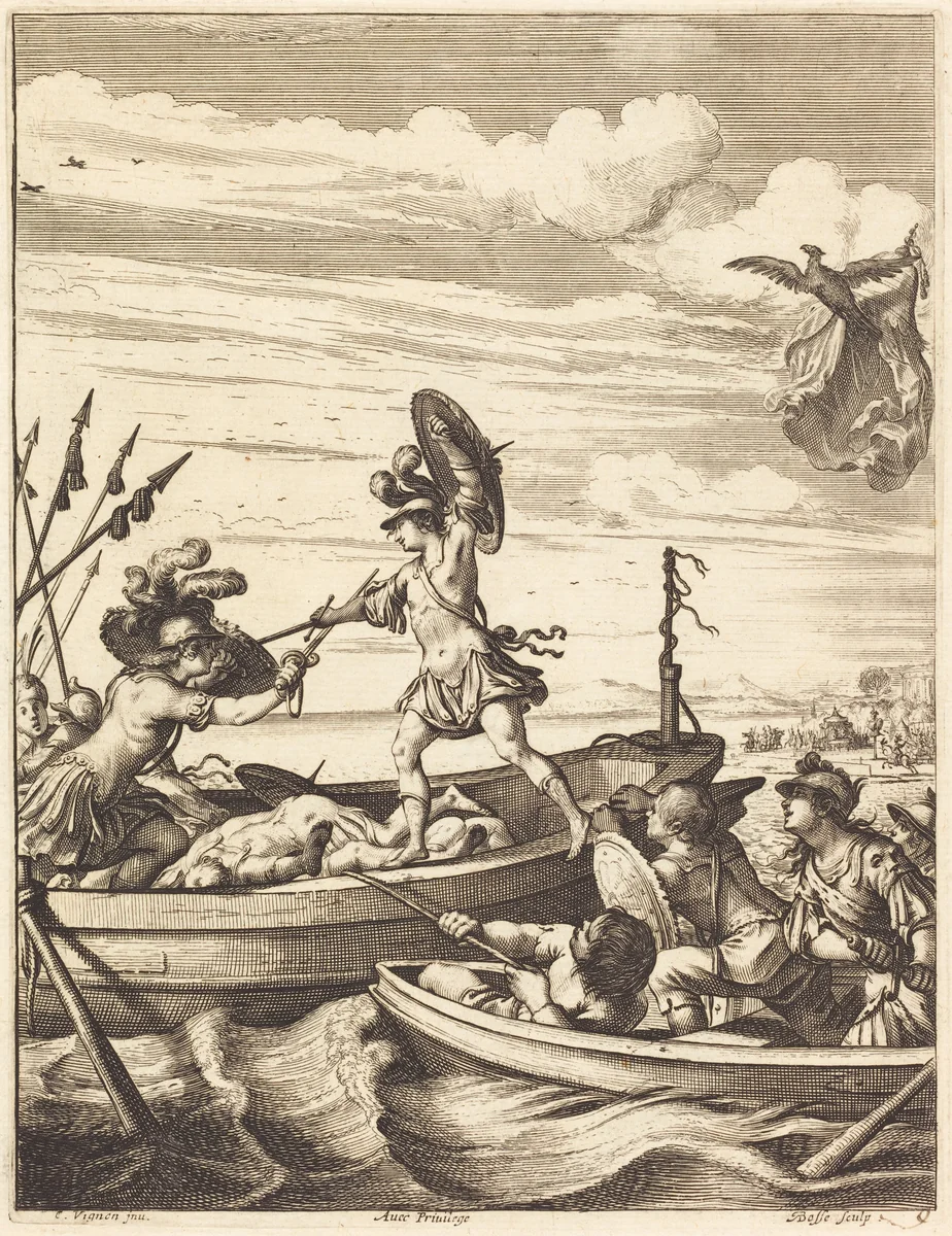 Illustration to Jean Desmarets' "L'Ariane" by Abraham Bosse
Claude Vignon, print, 1639