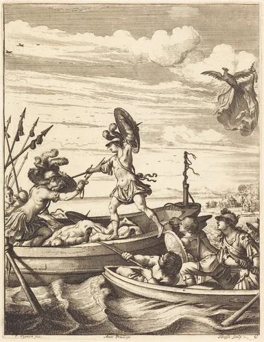 Illustration to Jean Desmarets' "L'Ariane" by Abraham Bosse
Claude Vignon, print, 1639
