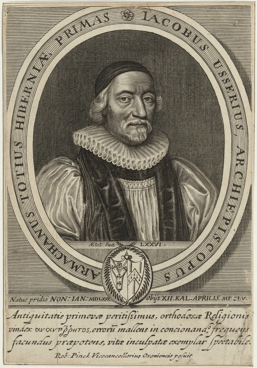 James Ussher, D.D. by William Faithorne, print, 1616-1691