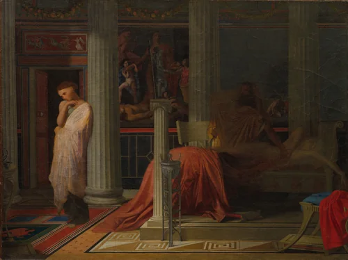 Antiochus and Stratonice by Jean-Auguste-Dominique Ingres, painting, 1833-1843