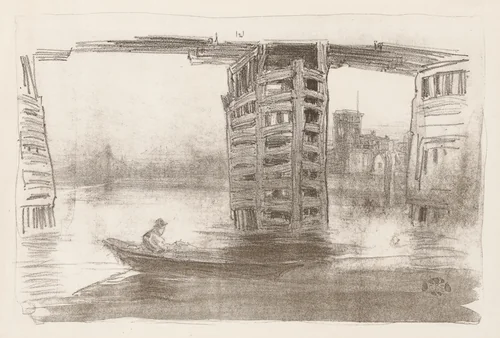 The Broad Bridge by James McNeill Whistler, print, 1878