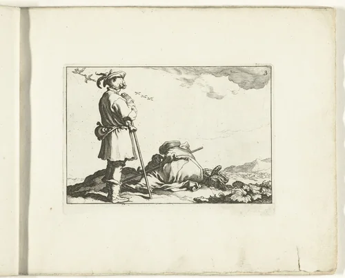 Twee jongens by Cornelis Bloemaert, print, 1700-1800