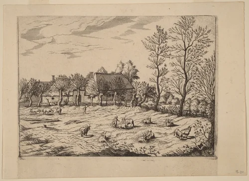 Farm by Lucas van Doetechum
Johannes van Doetechum the Elder
Master of the Small Landscapes, print, 1605