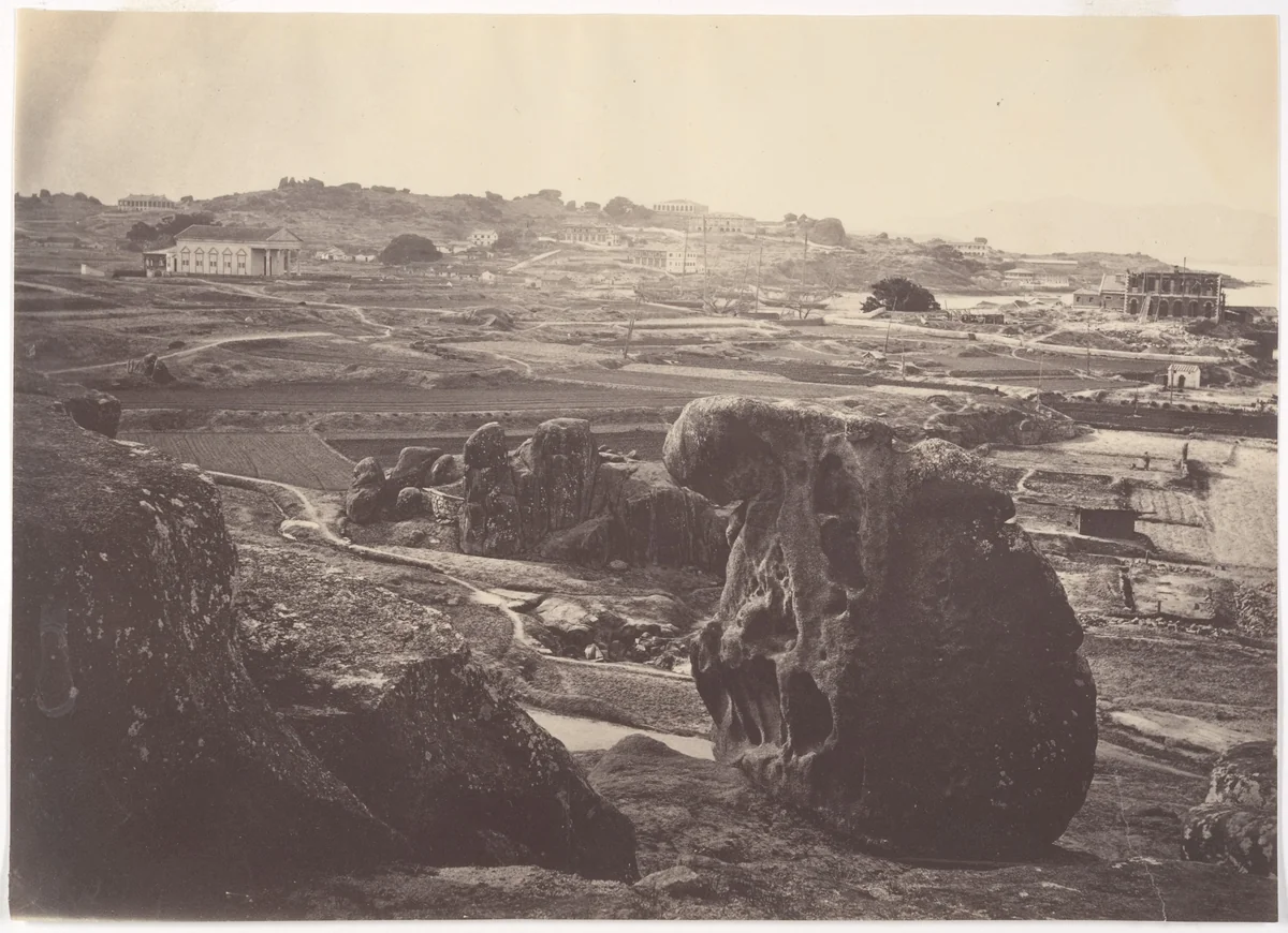 View on Koolangsoo Island, Amoy by John Thomson, photograph, 1869