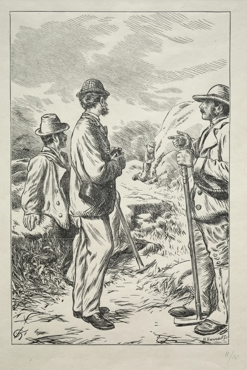 The Three Names by Charles Samuel Keene, print, 1869