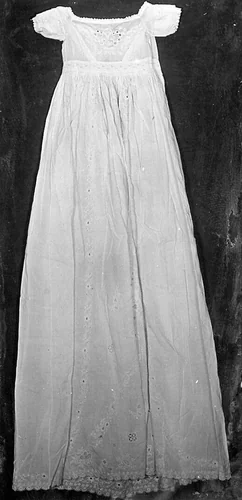 Baby's christening dress by Scotland, textile, 1835-1845