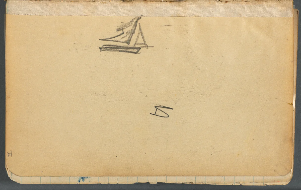 Sketchbook, (II): Sailboats by Maurice Prendergast, book, 1905-1910