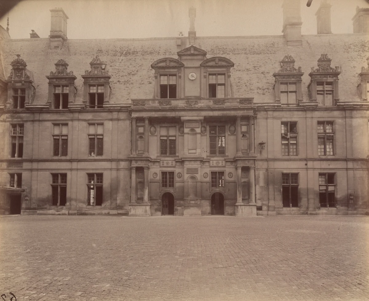 Château d'Écouen by Eugène Atget, photograph, 1911