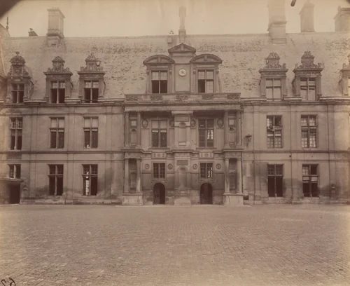 Château d'Écouen by Eugène Atget, photograph, 1911
