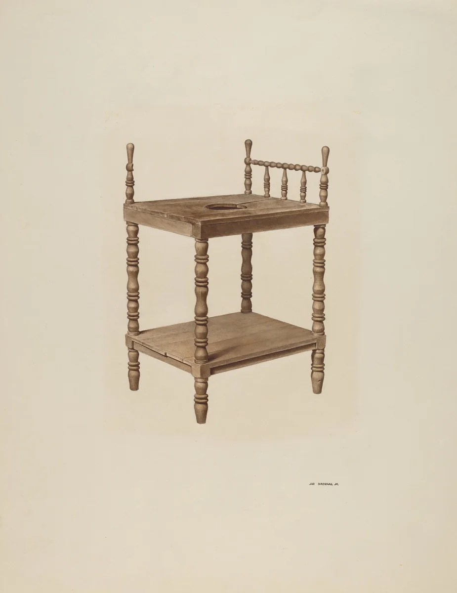 Wash Stand by Joe Brennan, index of american design, 1940