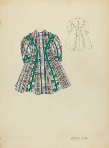 Child's Dress by George Robin, index of american design, 1935-1942